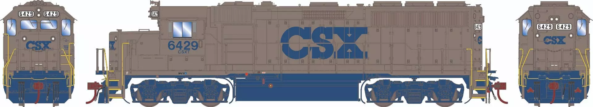 Athearn G64829 HO EMD GP40P-2 CSX #6427