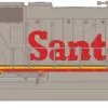 Athearn G71229 HO EMD SD70-Series Diesel Locomotive Santa Fe #245 With Sound