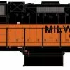 Athearn G71742 HO EMD GP38-2 Diesel Locomotive Milwaukee Road #363