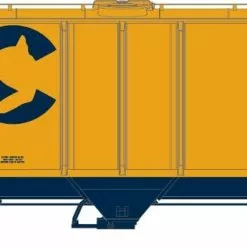 Athearn 28346 N PS-2 2893 Covered Hopper Chessie System #2052