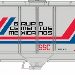 Athearn 28352 N PS-2 2893 Covered Hopper Grupo Cementos Mexicanos #1011