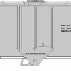 Athearn 28355 N PS-2 2893 Covered Hopper Milwaukee Road #98008