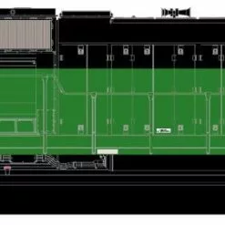 Athearn G75640 HO EMD SD60M “Tri-clops” Diesel Locomotive Burlington Northern #9242 With Sound