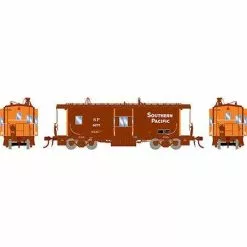 Athearn #G78393 HO Bay Window Caboose W/Lights/Sound, SP #4675
