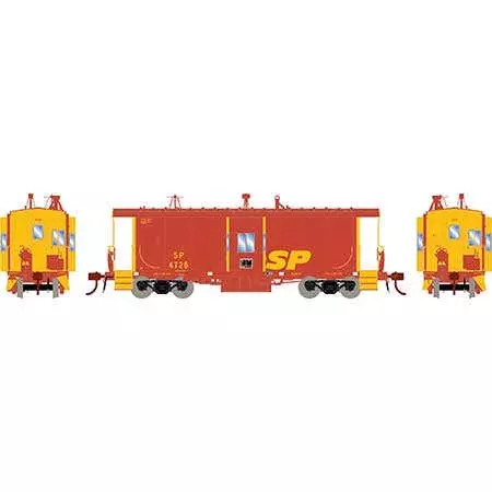 Athearn #G78596 HO Bay Window Caboose W/Lights,SP/Kodachrome #4726