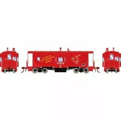 Athearn #G78598 HO Bay Window Caboose W/Lights, WPRR #2