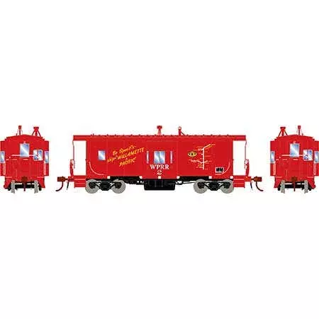 Athearn #G78598 HO Bay Window Caboose W/Lights, WPRR #2