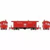 Athearn #G78600 HO Bay Window Caboose W/Lights,Western Pacific#485