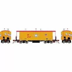 Athearn #G78601 HO Bay Window Caboose W/Lights, UP/SP #4747