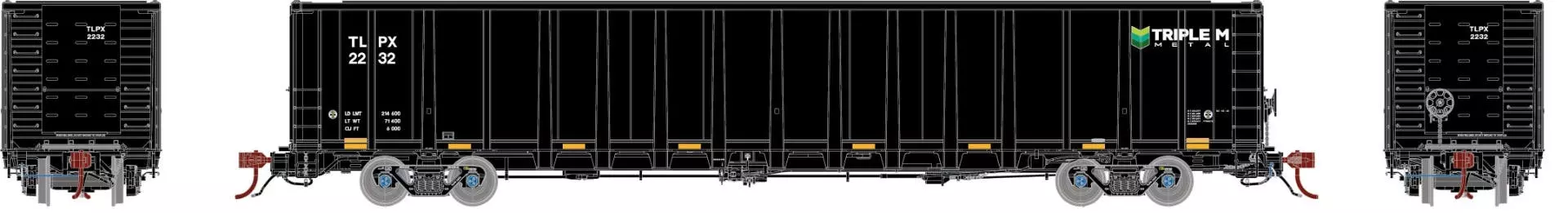 Athearn GN6726 N NSC 6000 Gondola With Load Texas-Louisiana Producing & Carbon Co #2232