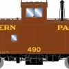 Athearn G79140 HO ICC Caboose Western Pacific #490 Equipped With DCC & Lights
