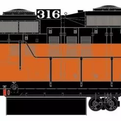 Athearn G82373 HO GP9, MILW #316 - Diesel Locomotive W/DCC/Sound