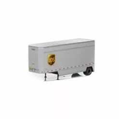 Athearn #90212 28' Drop Sill Trailer UPS W/Shield #348292