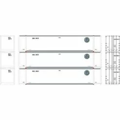 Athearn #27696 48' Container BNSF #1 (3)