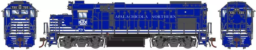 Athearn G13348 HO GP15T W/DCC/SND, Apalachicola Northern #720