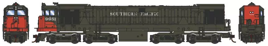 Athearn G41079 HO GE U50 Diesel Locomotive Southern Pacific #9951 DCC Ready
