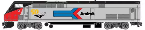 Athearn #G81115 Amtrak - 50th Anniversary Phase I AMD103/P42 DCC Ready