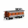 Athearn Roundhouse #11723 HO 30' 3-Window Caboose, WP #724