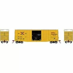 Athearn Roundhouse #88085 HO 50' Waffle HC Plug Door Box, FBOX #505421